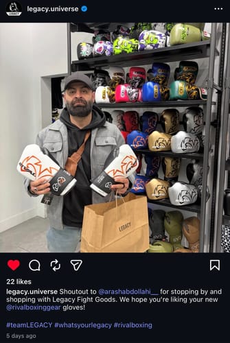 Customer photo review of RIVAL RB11 EVOLUTION BOXING BAG GLOVES