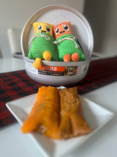 Customer photo review of Pasteles | Yuca y Masa