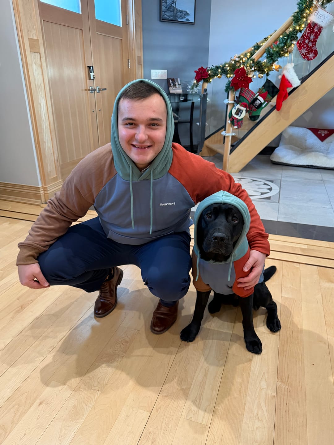 Customer photo review of Alpine Dog Hoodie