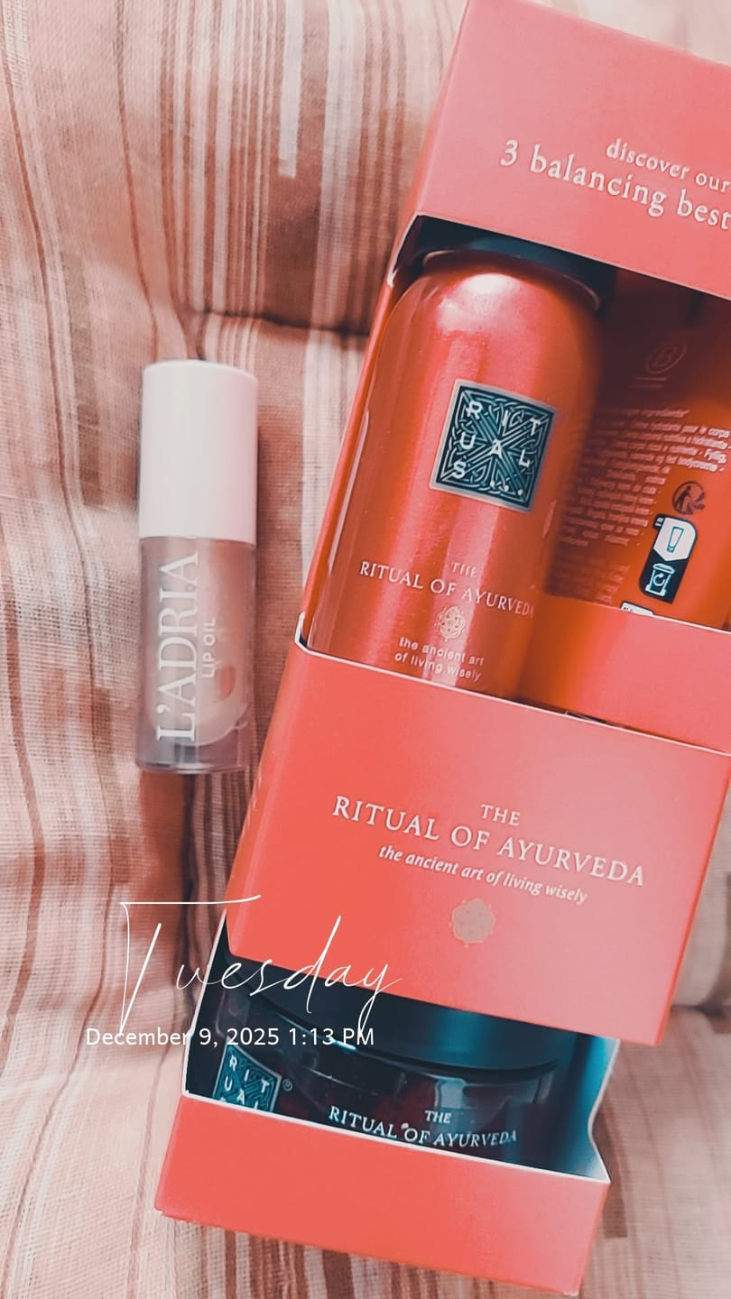 Customer photo review of Rituals Trial Ayurveda Set