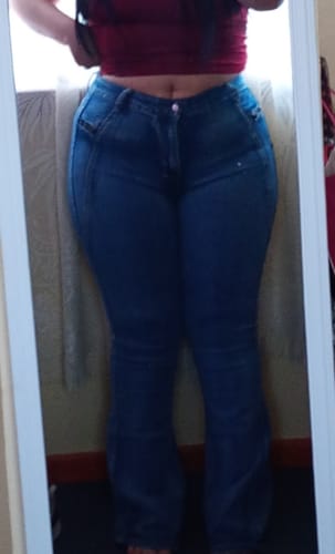 Customer photo review of EZ5529 (H4) | Jean Flare Azul Focalizado | EZ