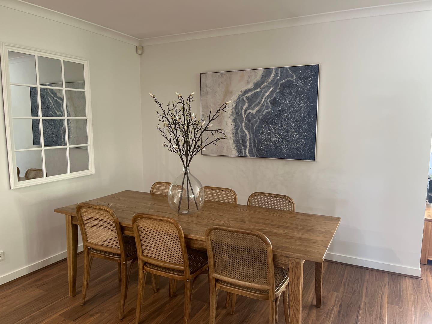 Customer photo review of Reef View Canvas In Antique Silver Frame