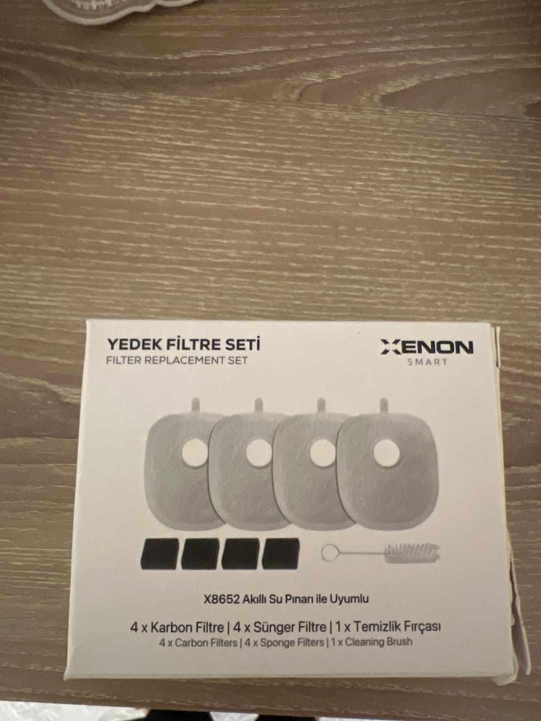 Customer photo review of Otomatik Çelik Su Pınarı 4'lü Yedek Filtresi (X8652 & X8653 Uyumlu)