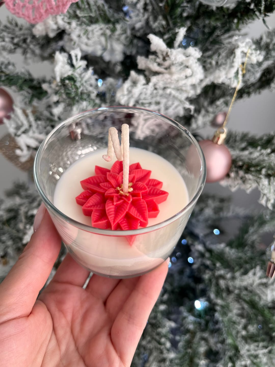 Customer photo review of Colorante líquido para velas ROJO TOMATE