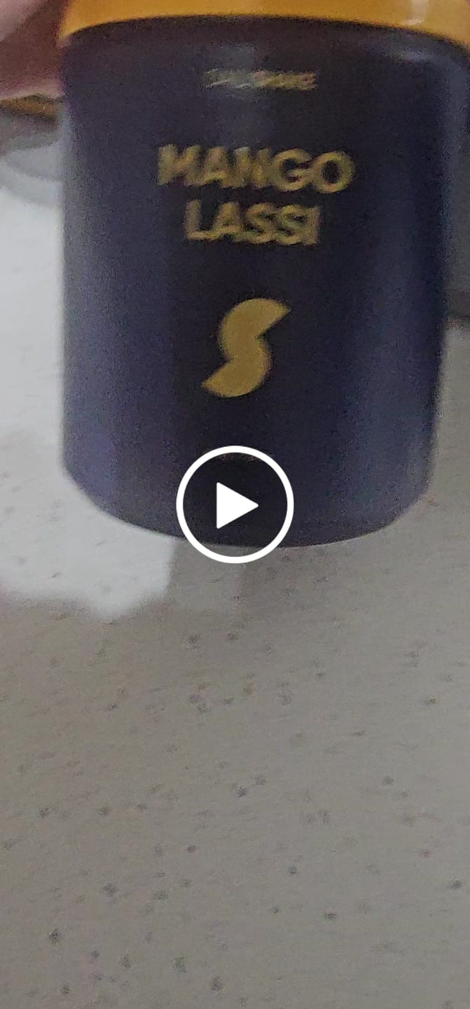 Customer video review of Mango Lassi
