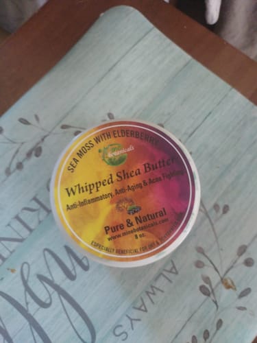 Customer photo review of Sea moss with Elderberry Whipped Shea Butter (8oz)
