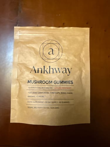 Customer photo review of Mushroom Gummies