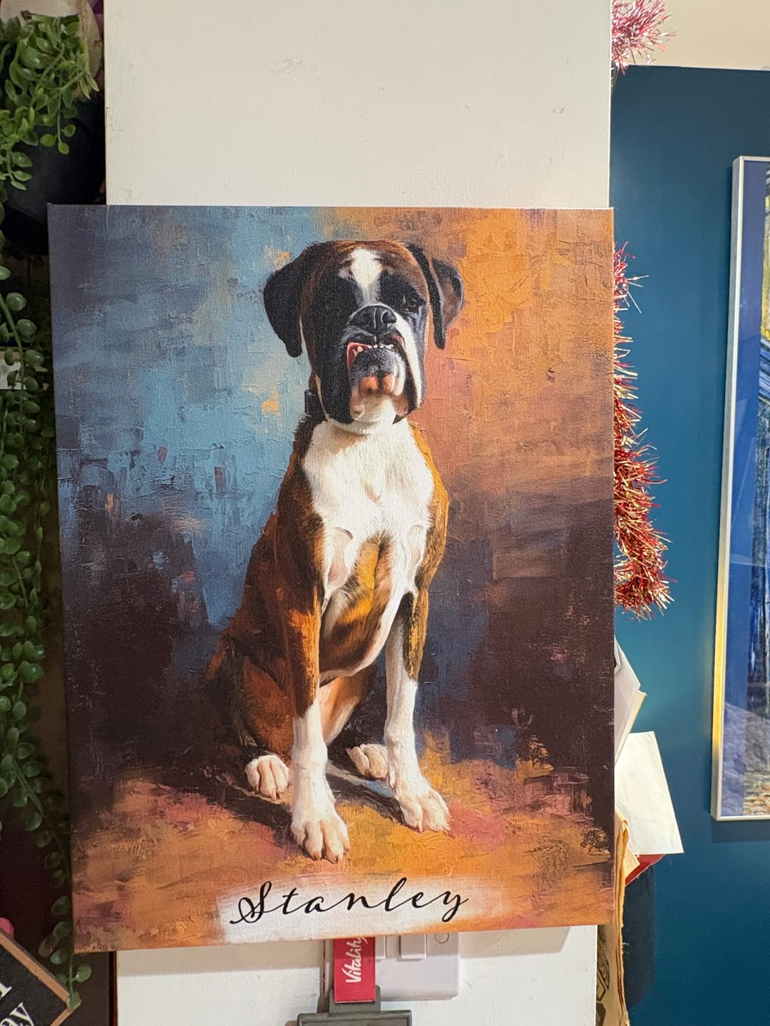 Customer photo review of Oil Masterpiece - Custom Pet Portrait