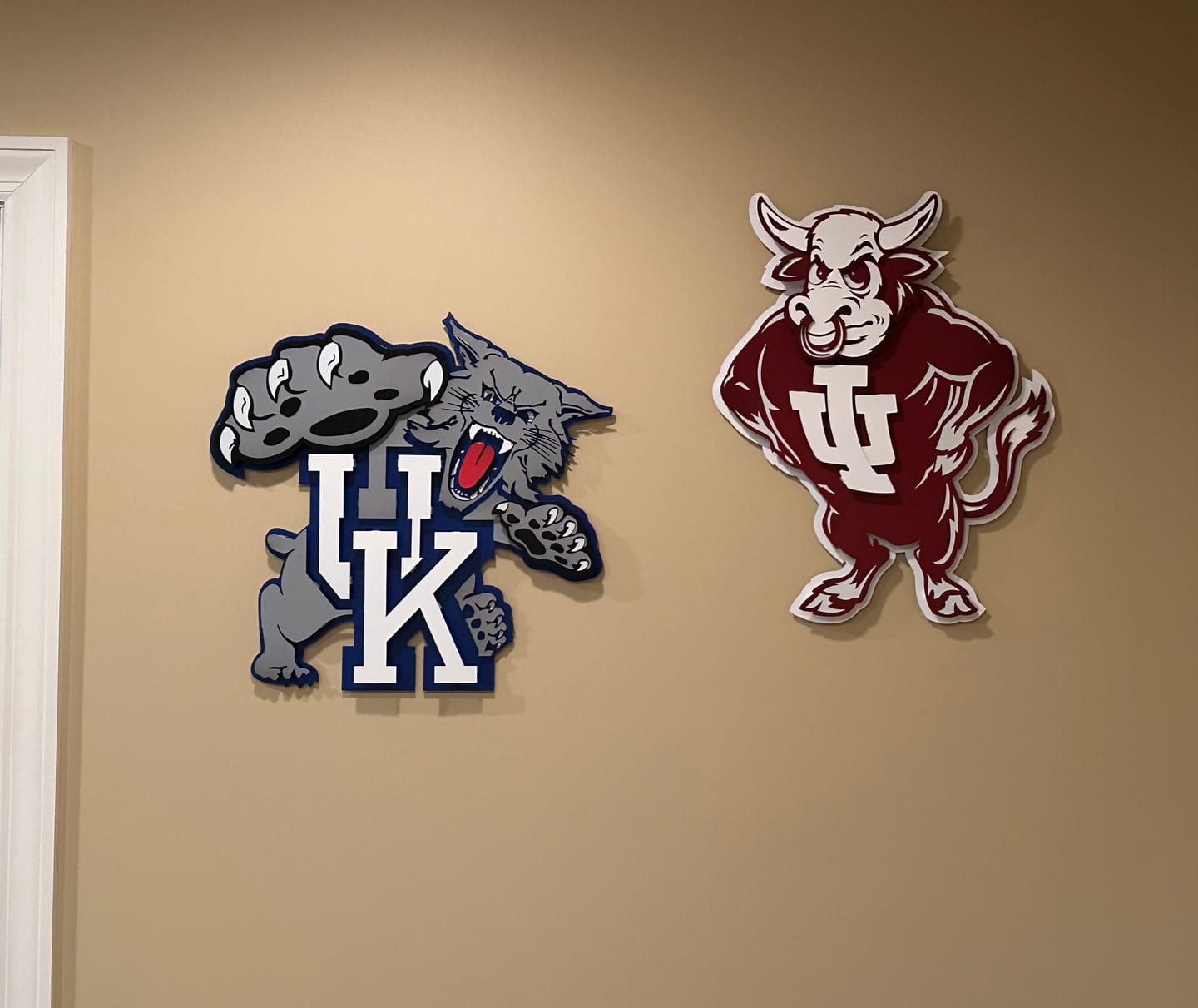 Customer photo review of Kentucky "Wildcat over UK" 1989-94, 3D Vintage Metal Wall Art