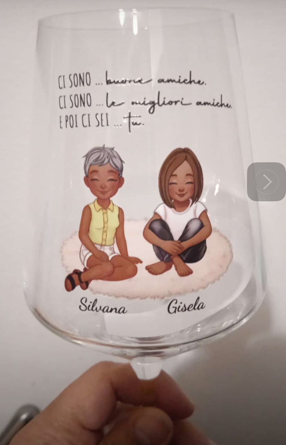 Customer photo review of Confezione regalo - Bicchiere