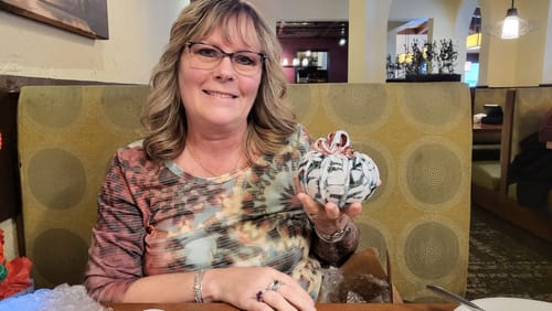 Customer photo review of Winter Frost Pumpkin