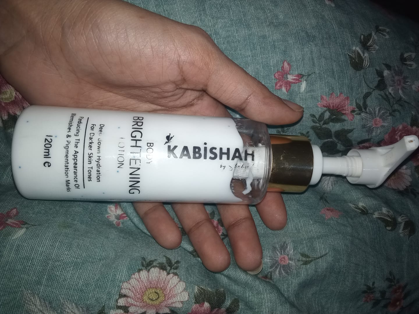 Customer photo review of DazzleSkin Body Hydrating Lotion Double Pack