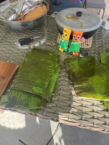 Customer photo review of Pasteles | Yuca y Masa