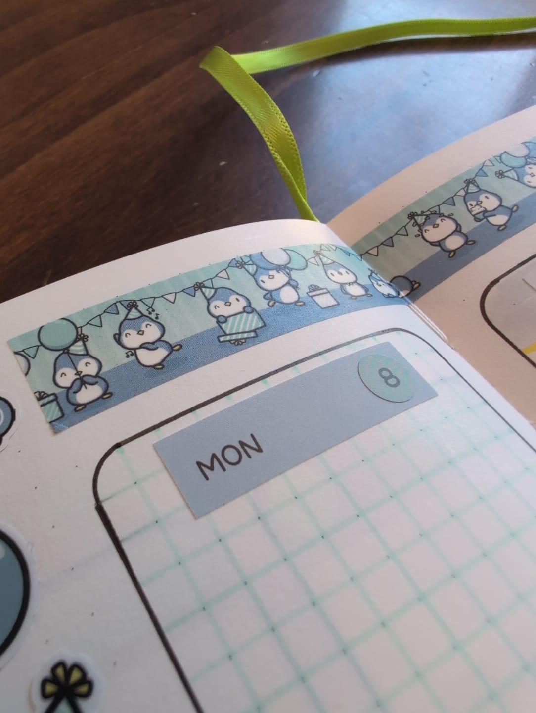 Customer photo review of Party Penguins Washi Tapes (Set of 2)