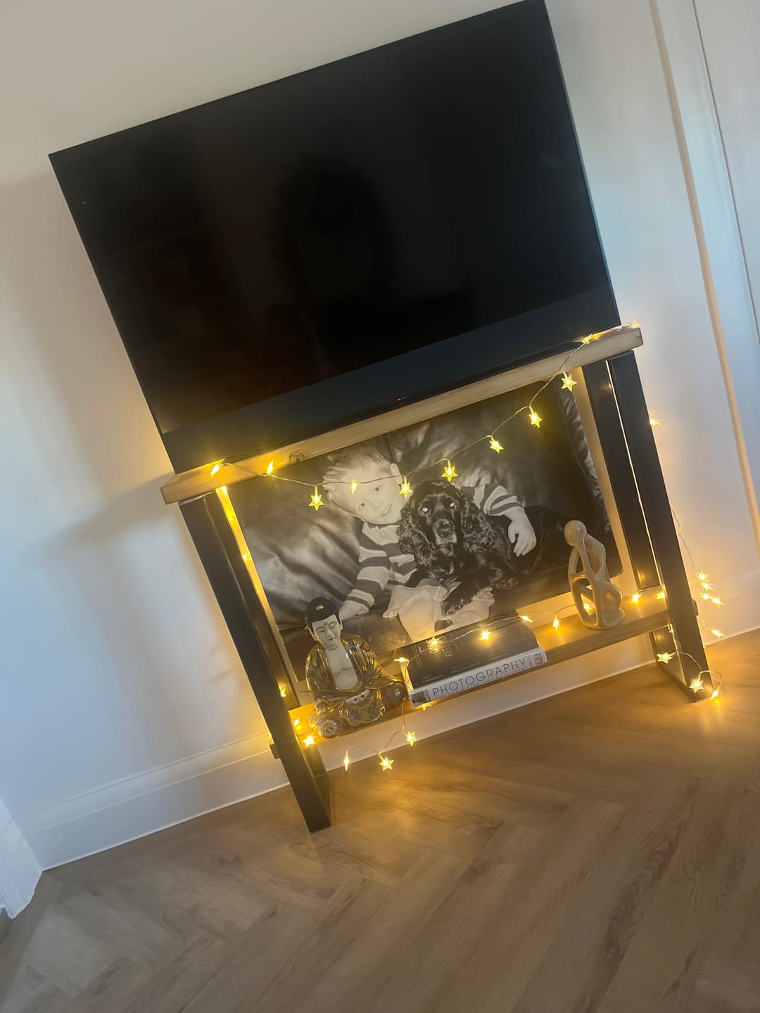 Customer photo review of Console Table with Shelf 22.5cm Depth | 84cm High