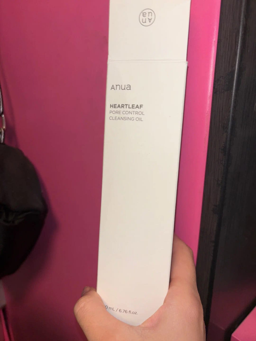 Customer photo review of Heartleaf Pore Control Cleansing Oil