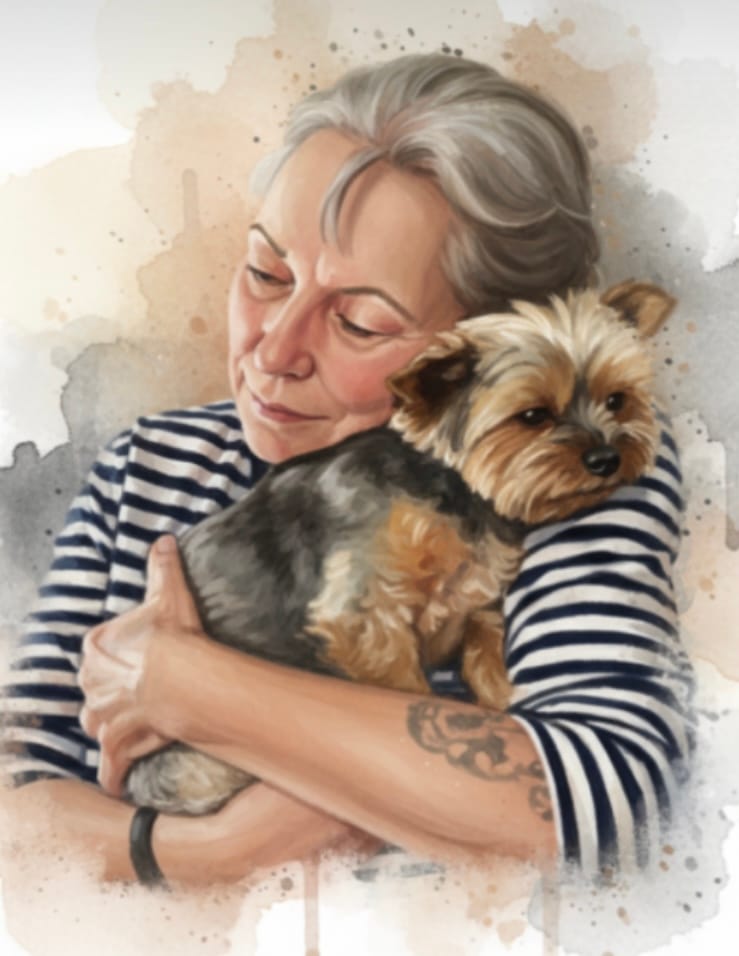 Customer photo review of Dein Foto als Aquarell-Poster Meisterwerk
