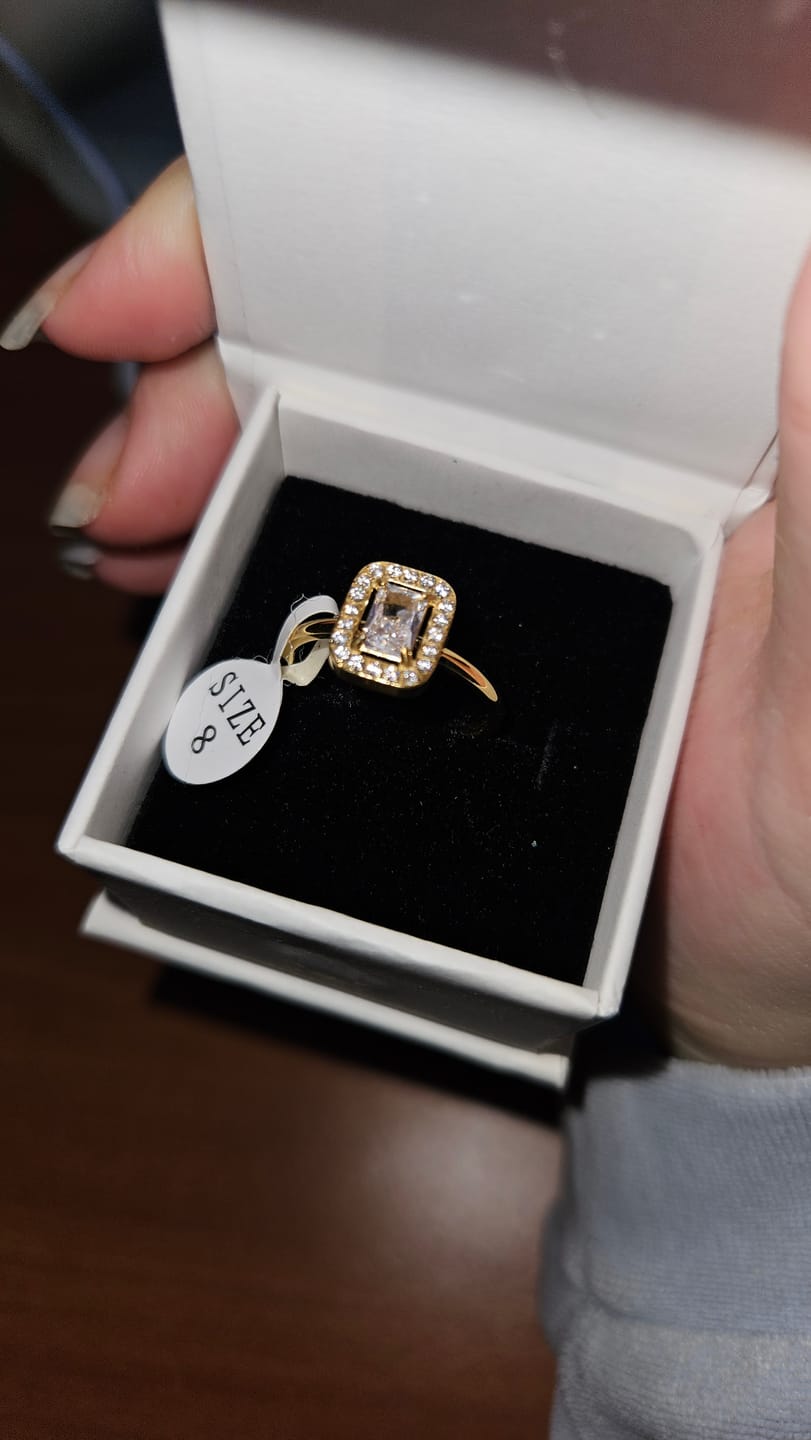 Customer photo review of Inel Elegance - Auriu