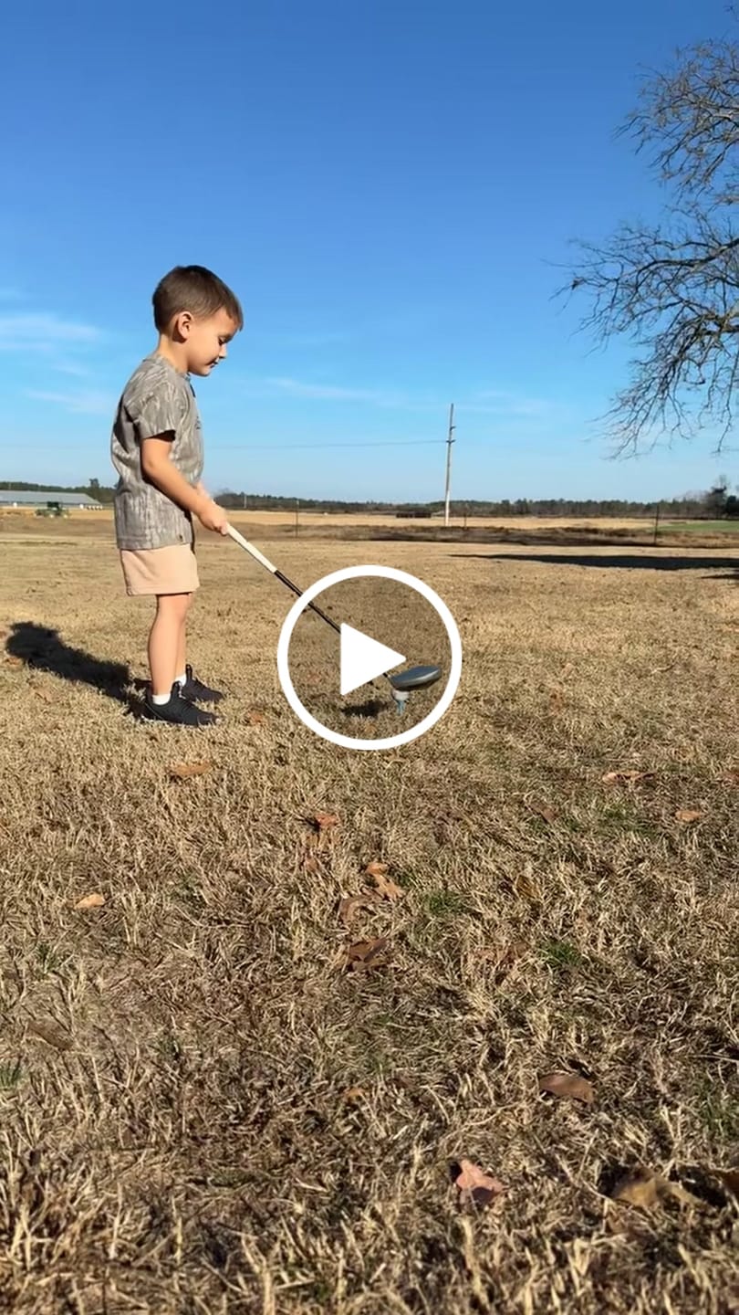 Customer video review of ZERO GRVTY - Toddler Golf 3 Club & Bag Set - Ages 3-5