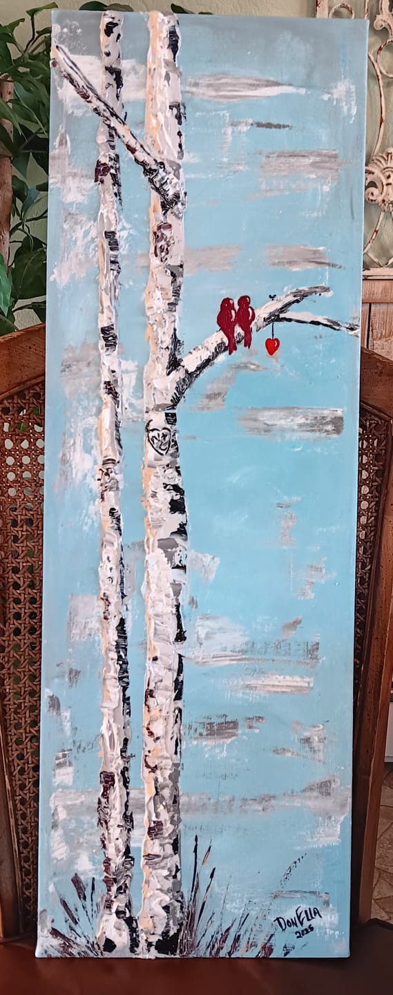 Customer photo review of DabblePaints™️ Titanium White — Thick-Body Acrylic Paint