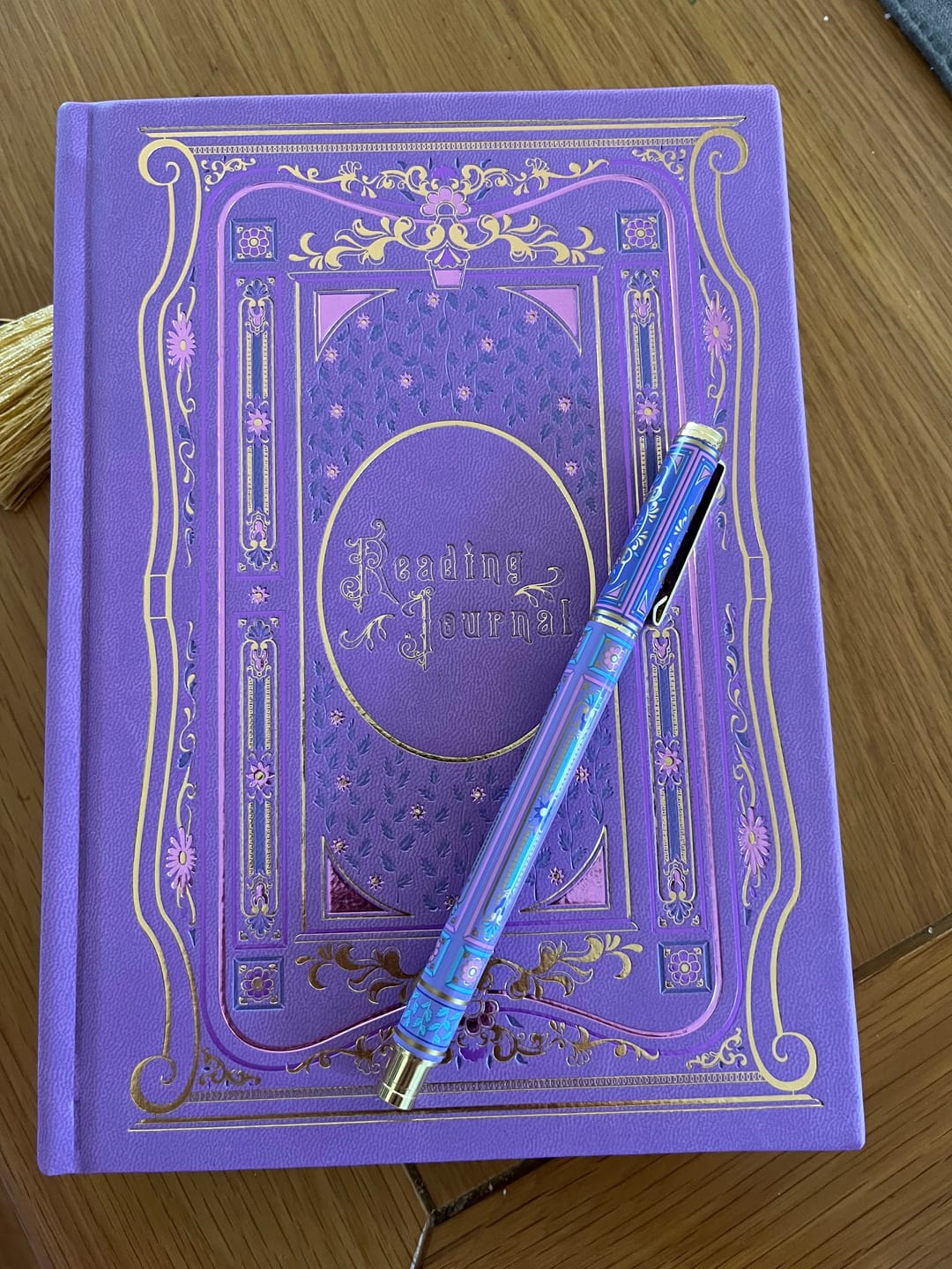 Customer photo review of Reading Journal - Wisteria