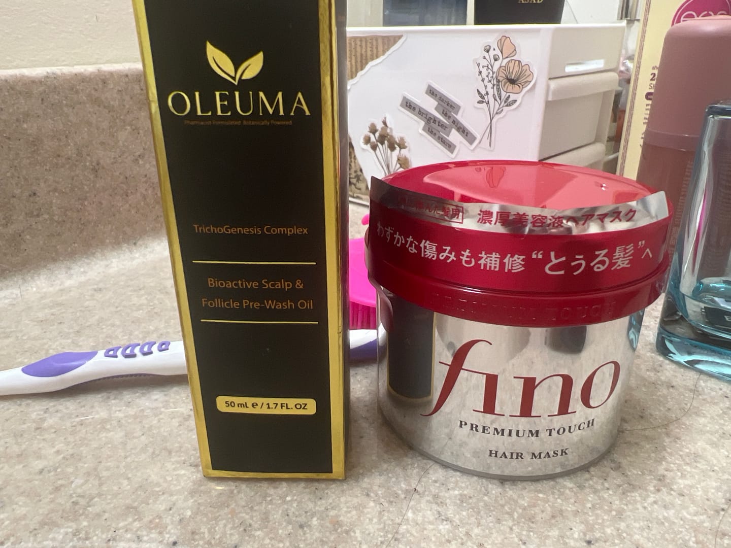 Customer photo review of Oleuma™ TrichoGenesis Complex – Advanced Hair Revival Oil