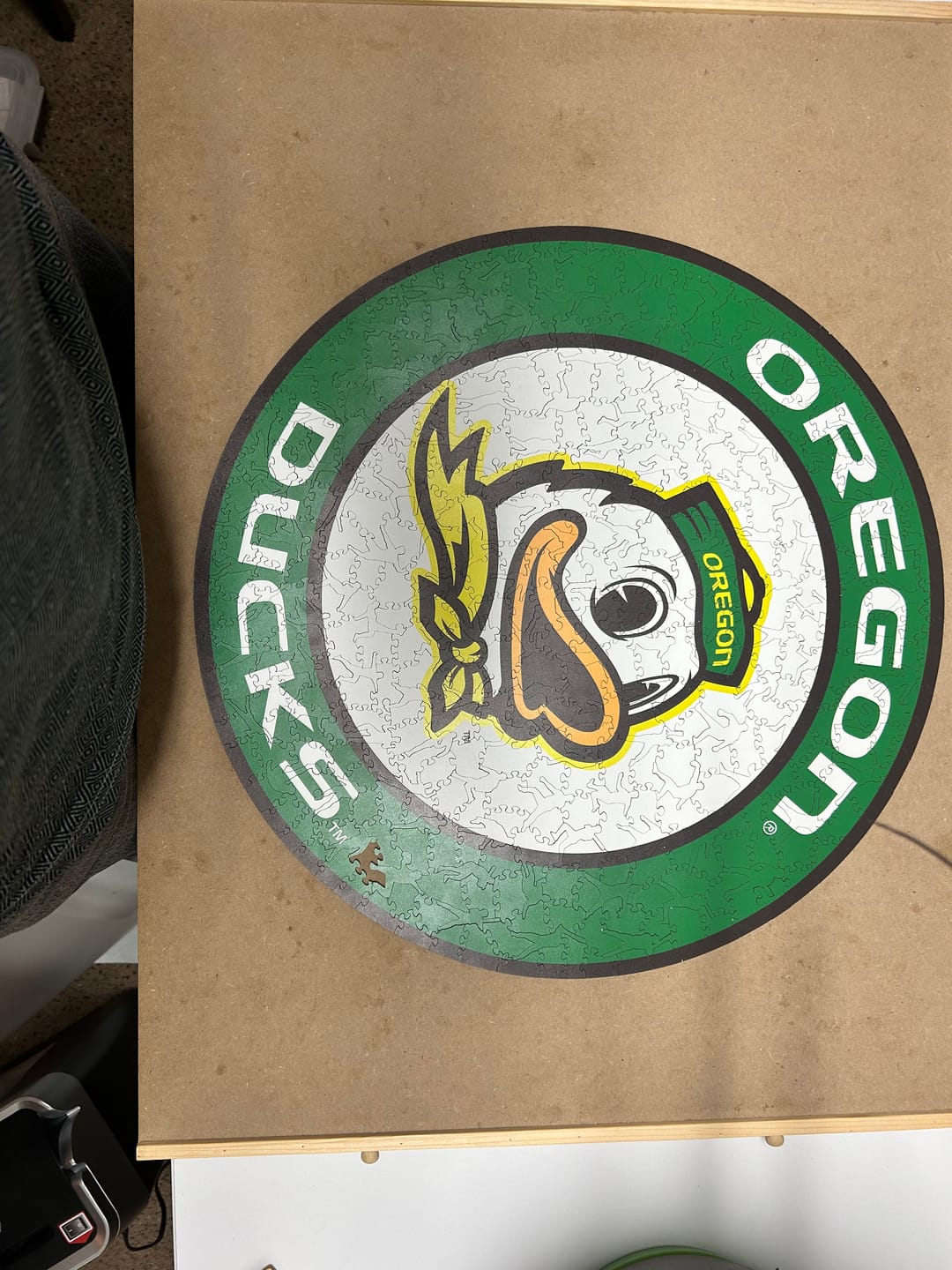 Customer photo review of University of Oregon - Wooden Puzzle