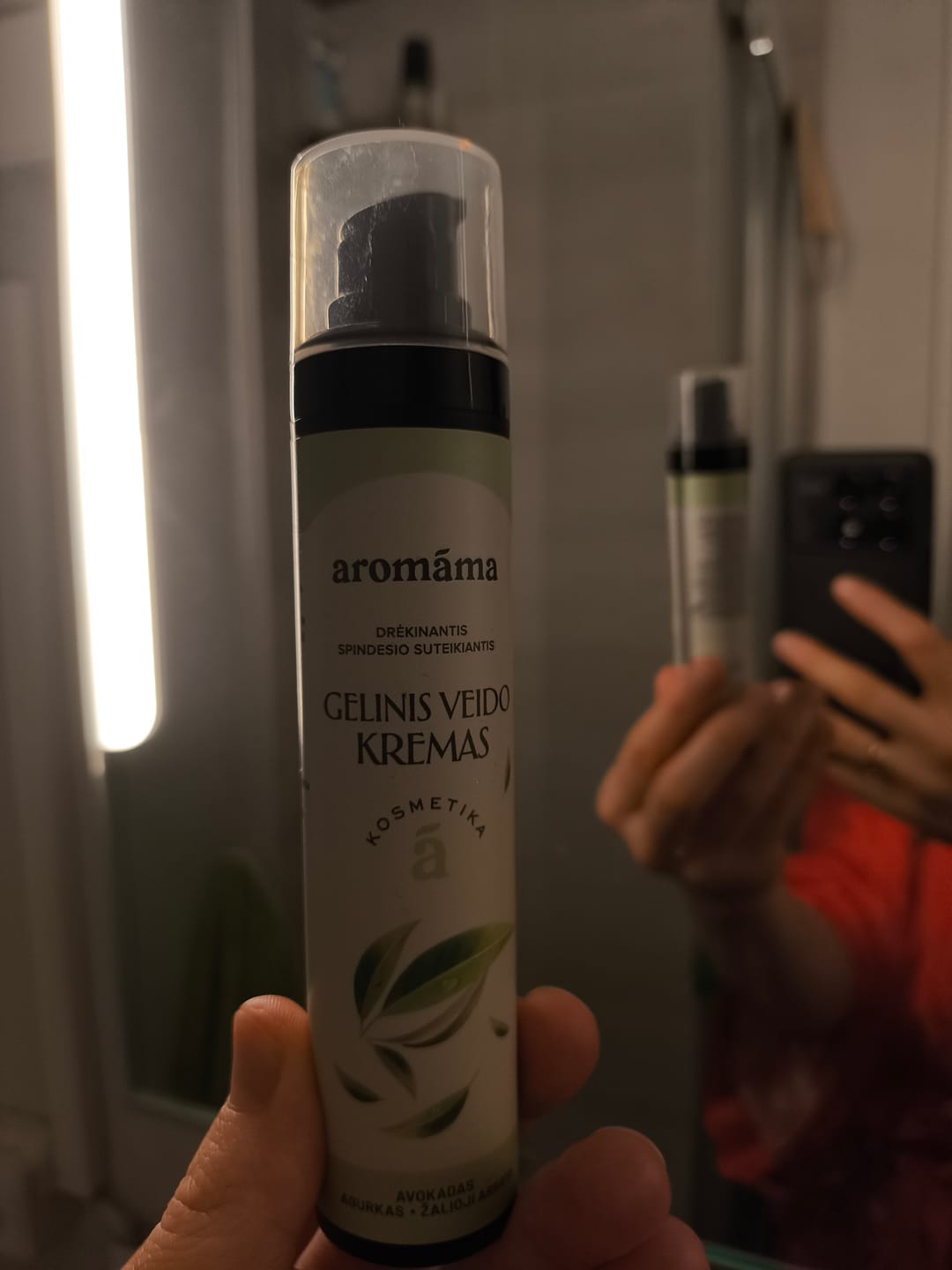 Customer photo review of Gelinis veido kremas