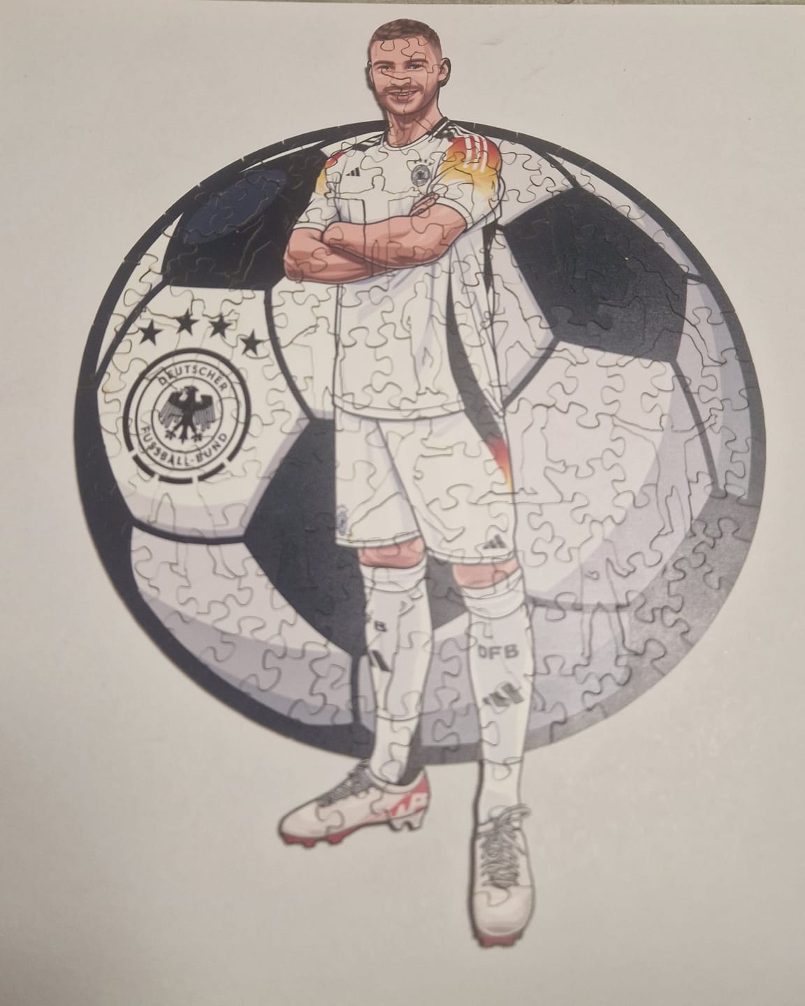 Customer photo review of Joshua Kimmich - Holzpuzzle