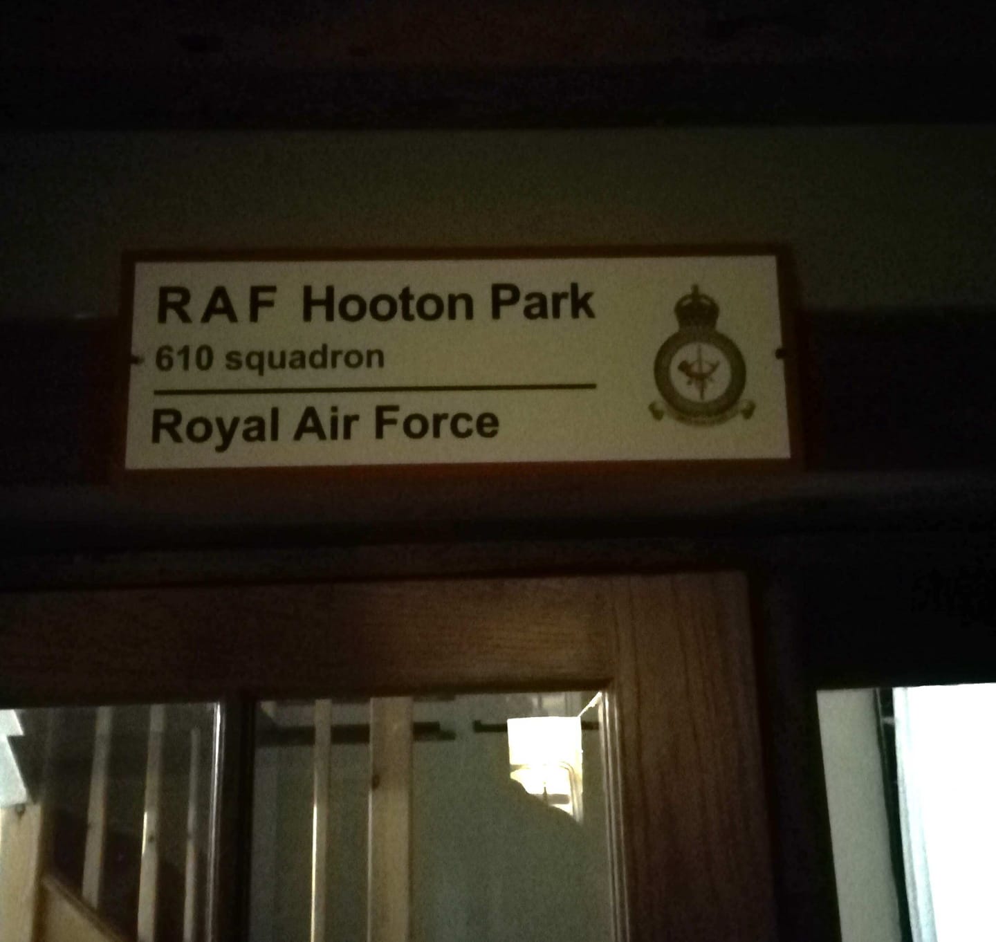 Customer photo review of RAF Station Wall Sign