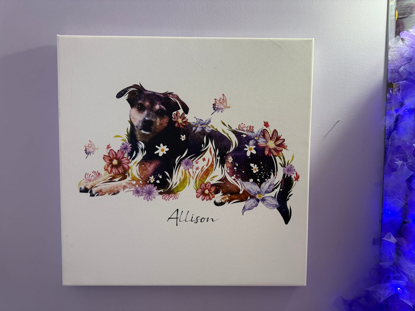 Customer photo review of Flowerpup Custom Pet Portrait (Humans too!)