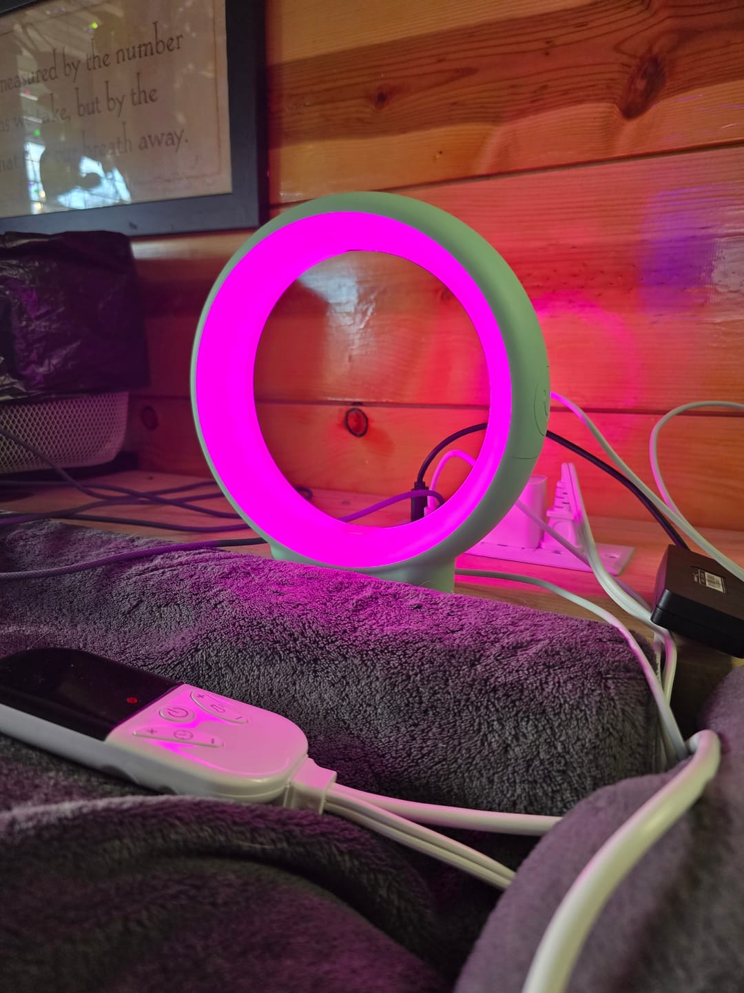 Customer photo review of Infinity Lamp