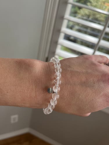 Customer photo review of Clear Quartz Bracelet