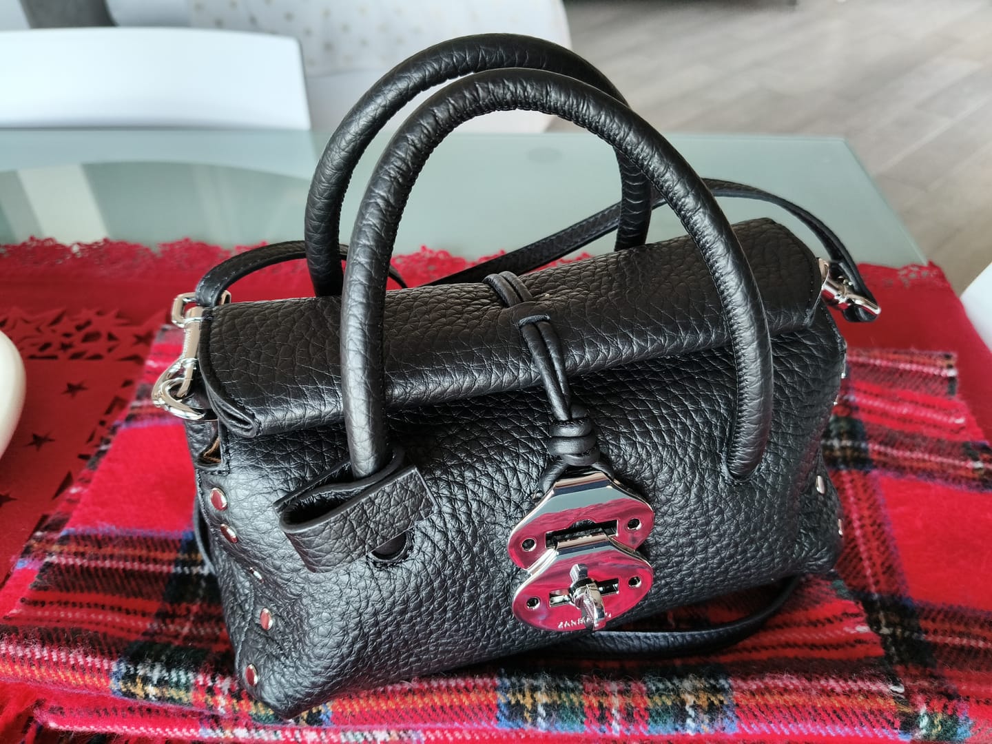 Customer photo review of Dotta Centauro Baby Small Leather Handbag