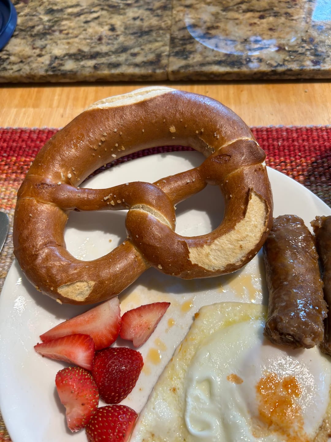 Customer photo review of XL Oktoberfest Pretzels (4 pack)
