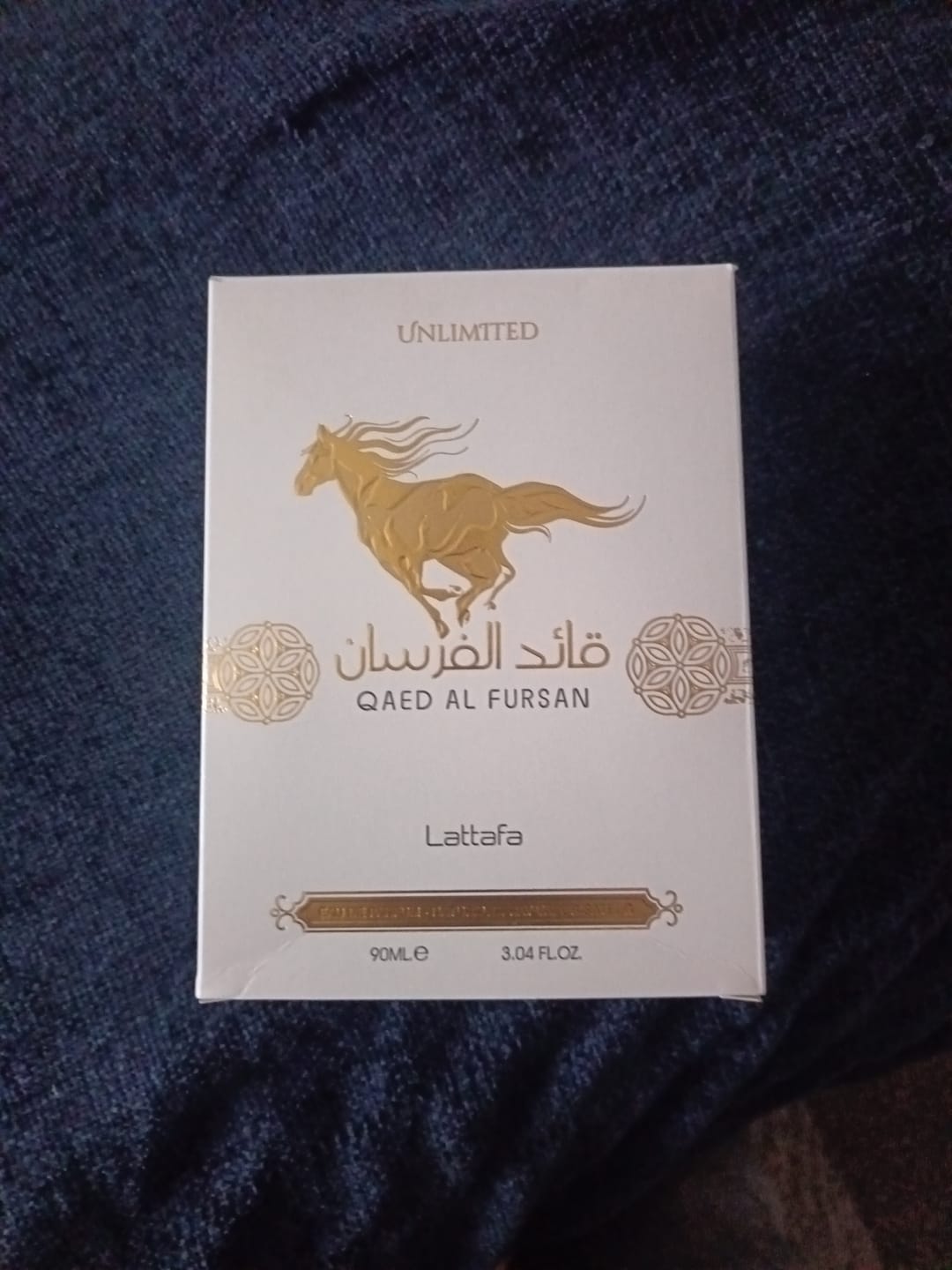 Customer photo review of Qaed Al fursan Unlimited Lattafa 90ml