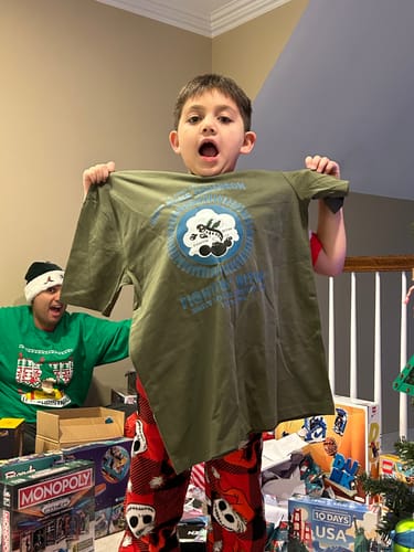 Customer photo review of 369th Bomb Squadron Commemorative WW2 Legacy T-Shirt