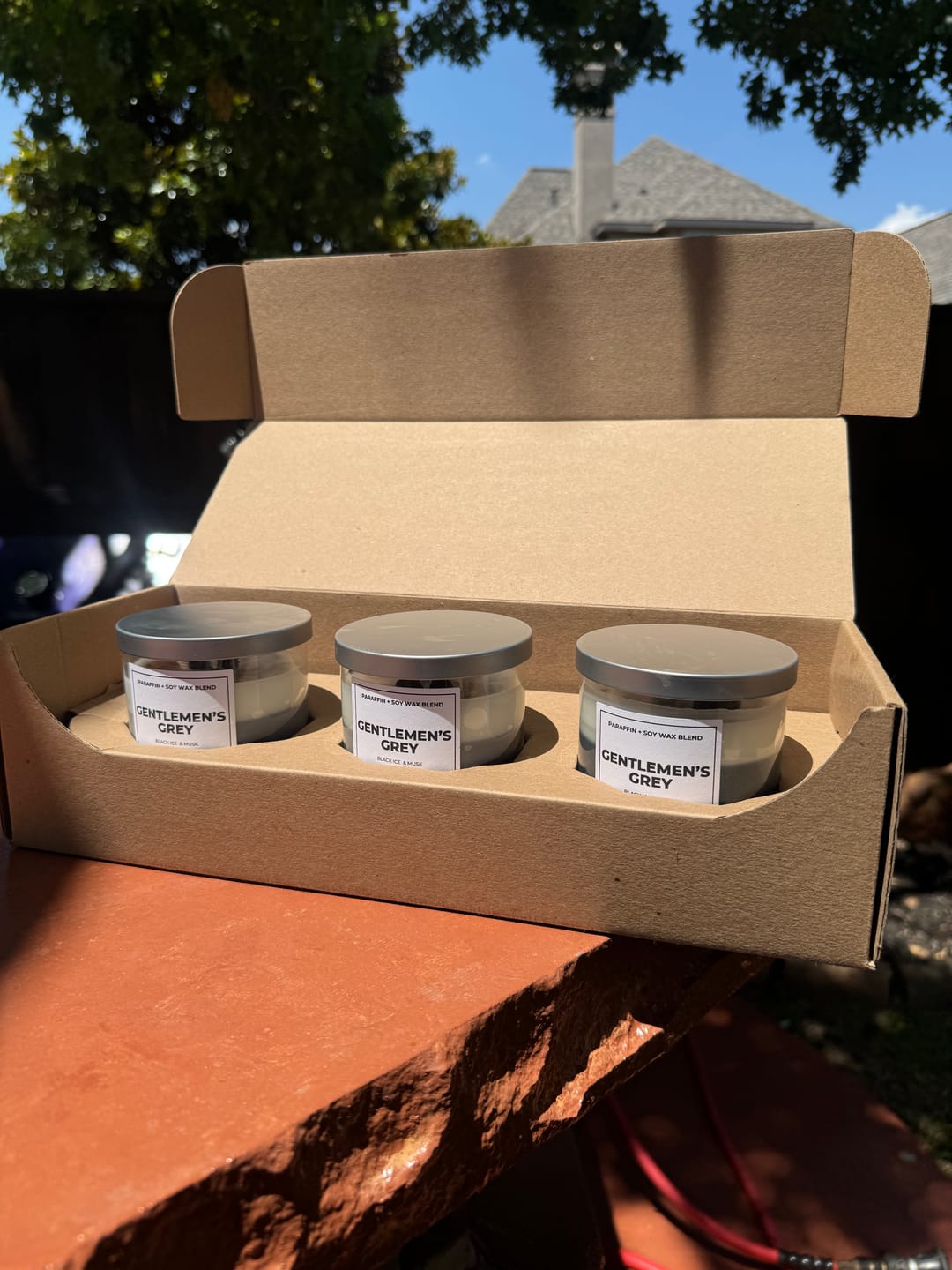 Customer photo review of 11 oz 917CD Heavy Base Rocks Tumbler Shipping Box™