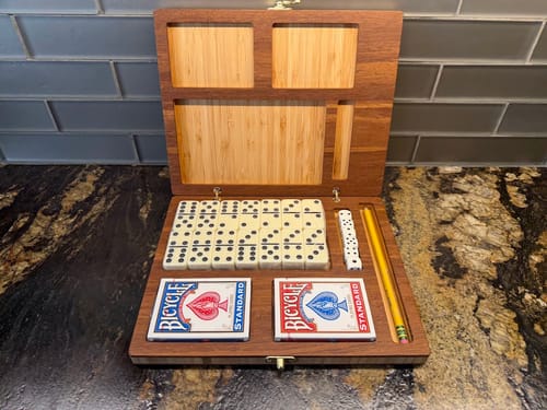 Customer photo review of Premium Cutting Board Feet - Brass/Stainless Steel