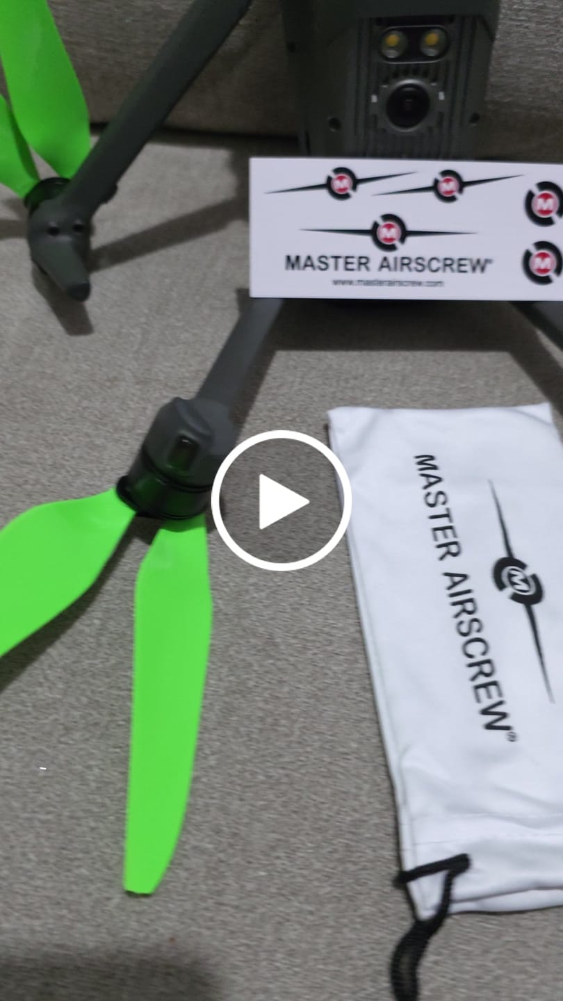 Customer video review of DJI Mavic 3 STEALTH Upgrade Propellers - x4 Green