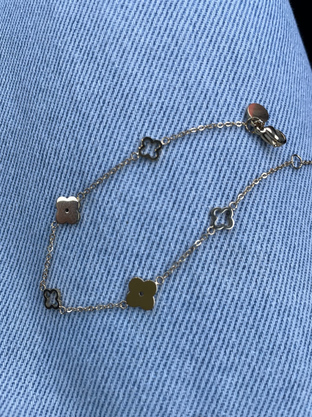 Customer photo review of Multi Clover Bracelet