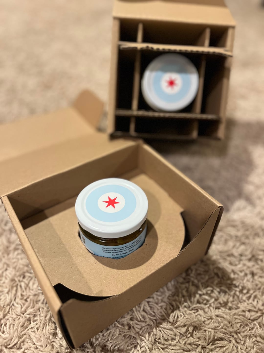 Customer photo review of 9 oz Straight Sided Glass Jar Shipping Box™
