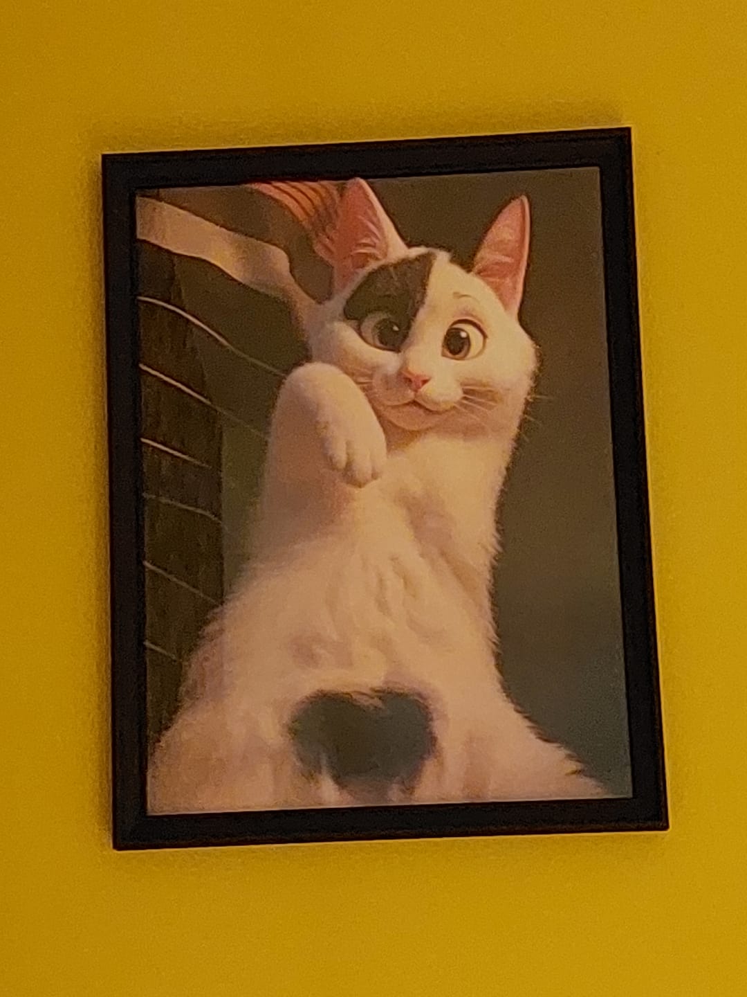 Customer photo review of Gepersonaliseerde poster van jouw eigen huisdier als 3D cartoon