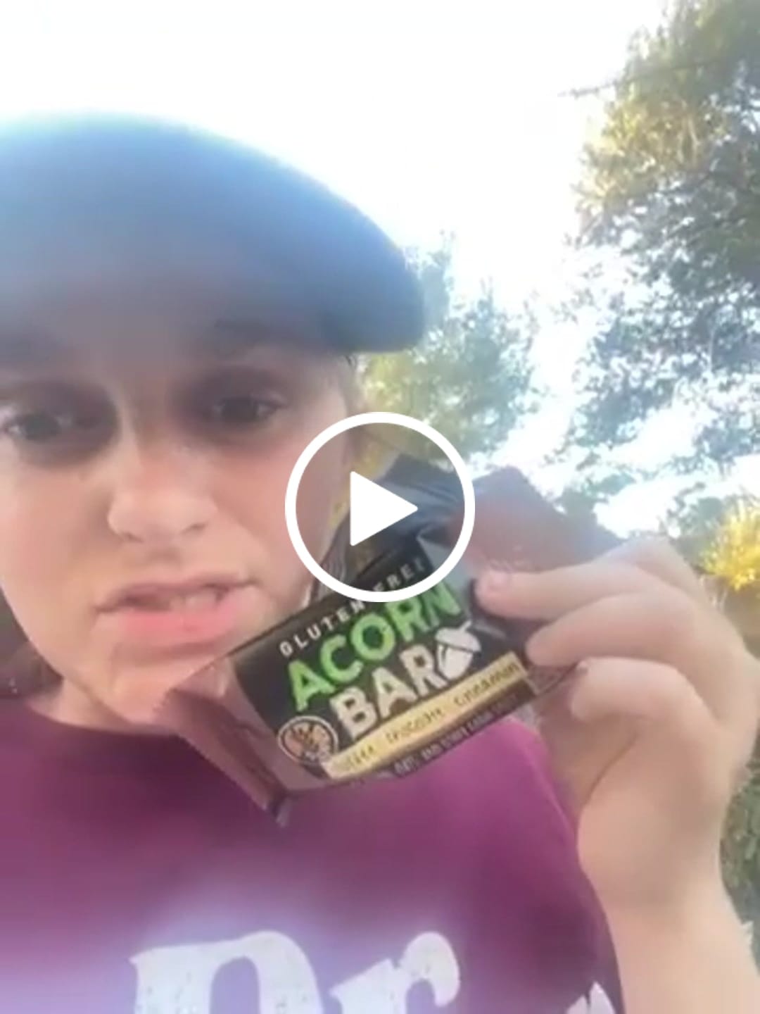 Customer video review of AcornBar - Purely Vegan, Dairy-Free & Gluten-Free Gourmet Snack Bars