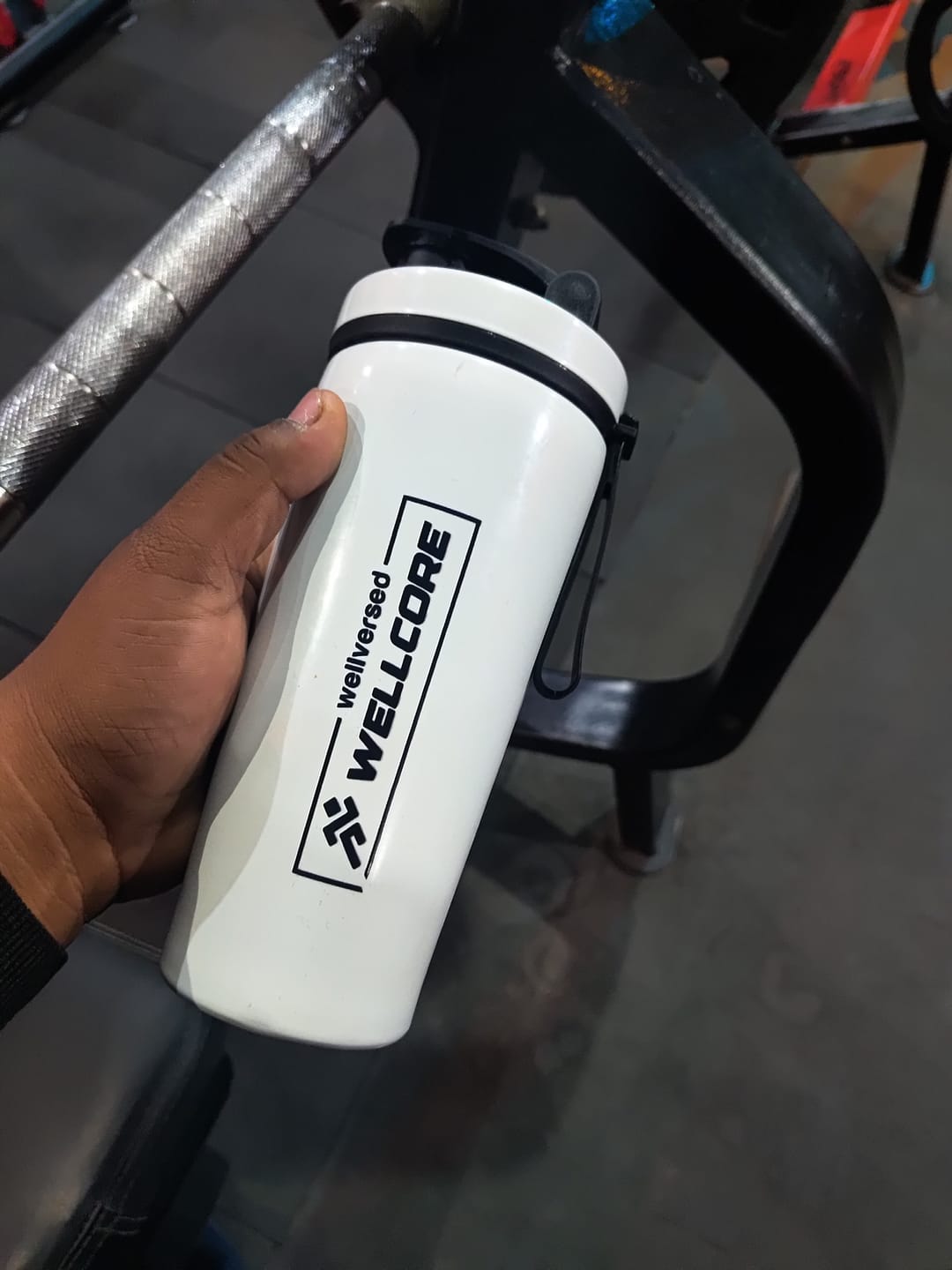 Customer photo review of Wellcore - Micronised Creatine Monohydrate (83 Servings, Fruit Fusion) + Premium Steel Shaker