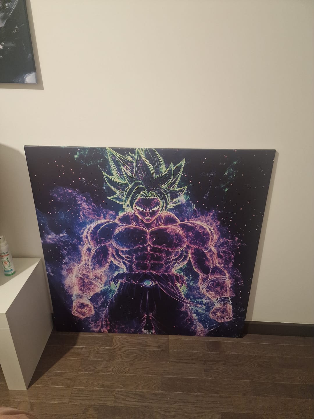 Customer photo review of Tableau Dragon Ball Z Goku Cosmos - Décoration Murale Design
