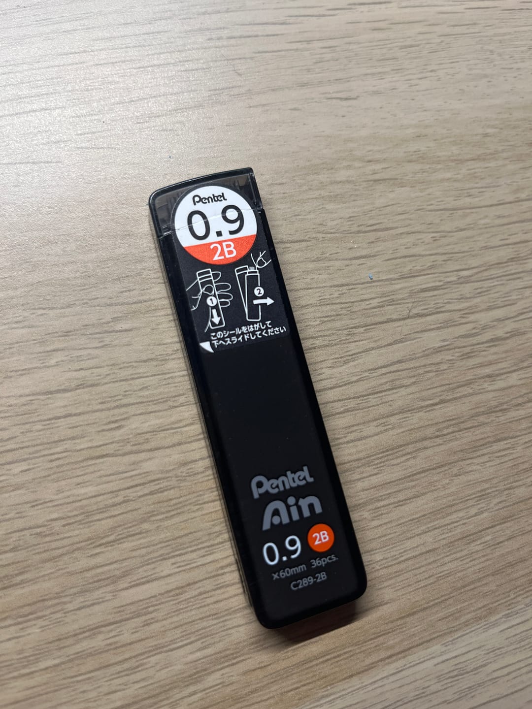 Customer photo review of Pentel - Pack 36 Minas para Portaminas Ain Stein 0,9 mm