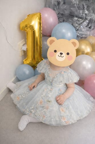 Customer photo review of Children's Birthday Dresses Girls' Prom Princess Dress Flower Girl Dress