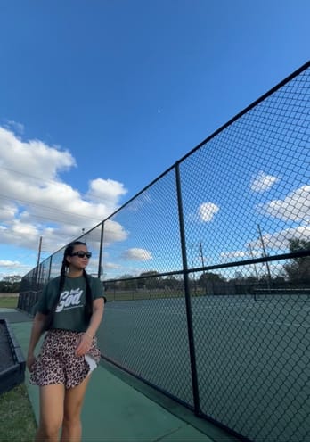 Customer photo review of But God Premium Hand-Stitched Tee
