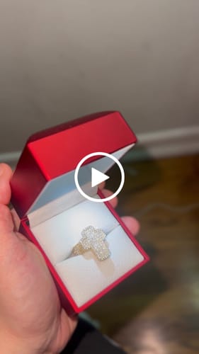 Customer video review of 14 K Cross CZ Ring JTJ™